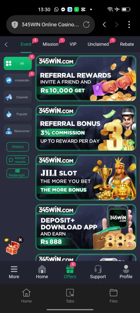 345Win GAme Banner 2